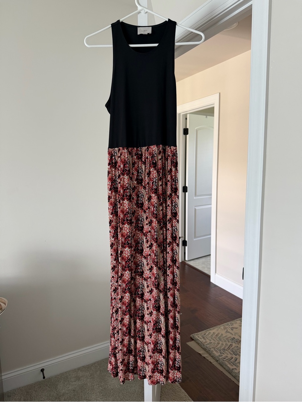 Loft Outlet racerback sleeveless maxi dress - size small